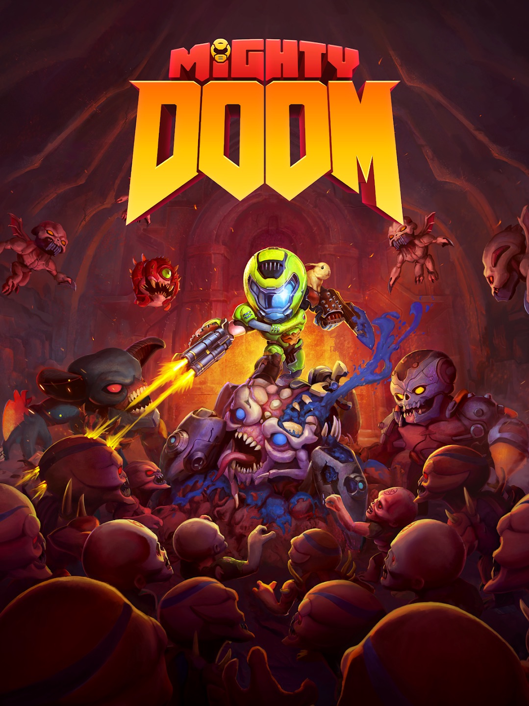 《毁灭战士》手游《Mighty Doom》是过去30天美国iOS和Play商店下载次数最多的游戏